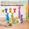 Toy Set Features Cartoon Funny Expressions And Comes In A Gift Box With 10 Pins And 2 Balls. It Can Be Used As A Halloween Or Christmas Gift.