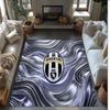 Juventus FC Printed Flannel Area Rug Non Slip Soft Polyester Floor Carpet Indoor Decor Mat for Bedroom Living Room Sofa