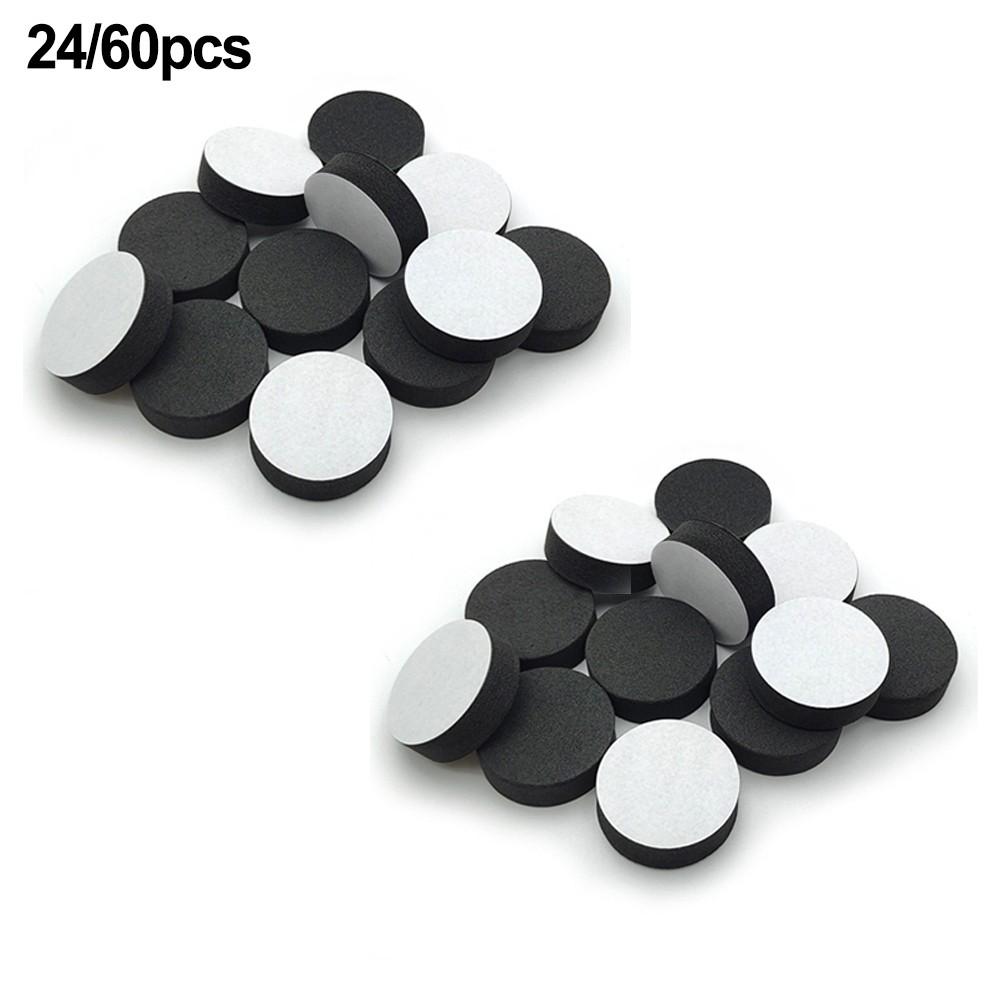 Round Flower Pot Feet Self-adhesive 24/60pcs Desk Pad