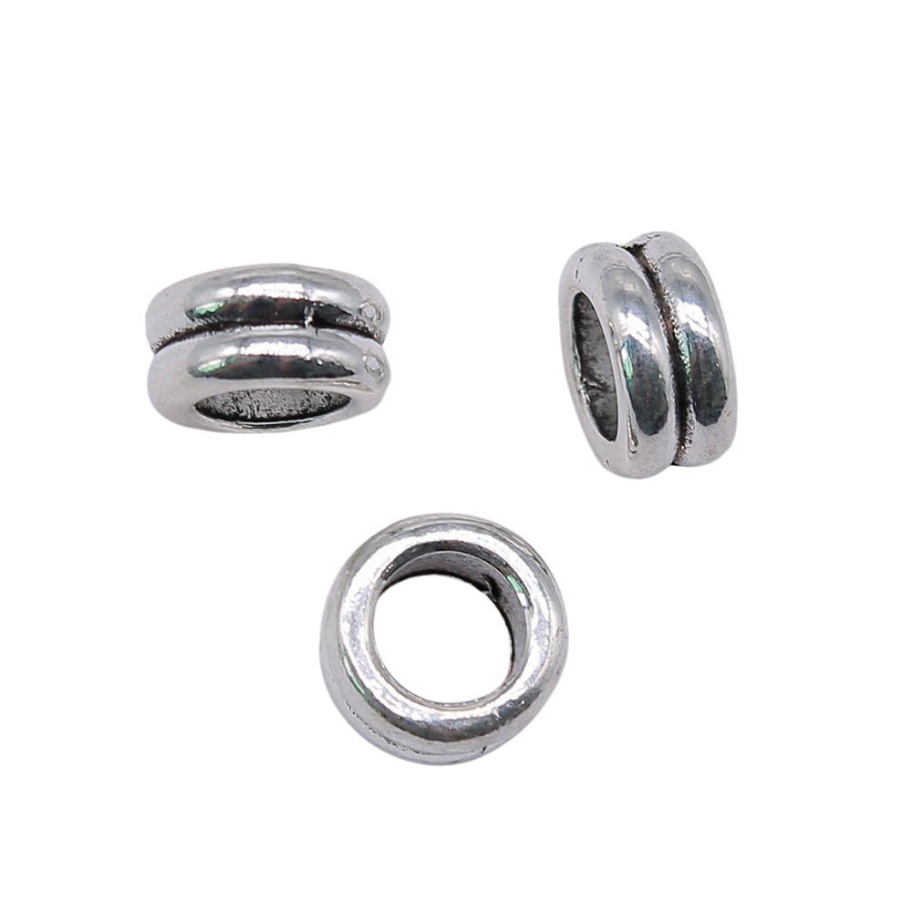Large Hole Dot Spacer Beads Multi Color Charms For Bohemian Jewelry Findings
