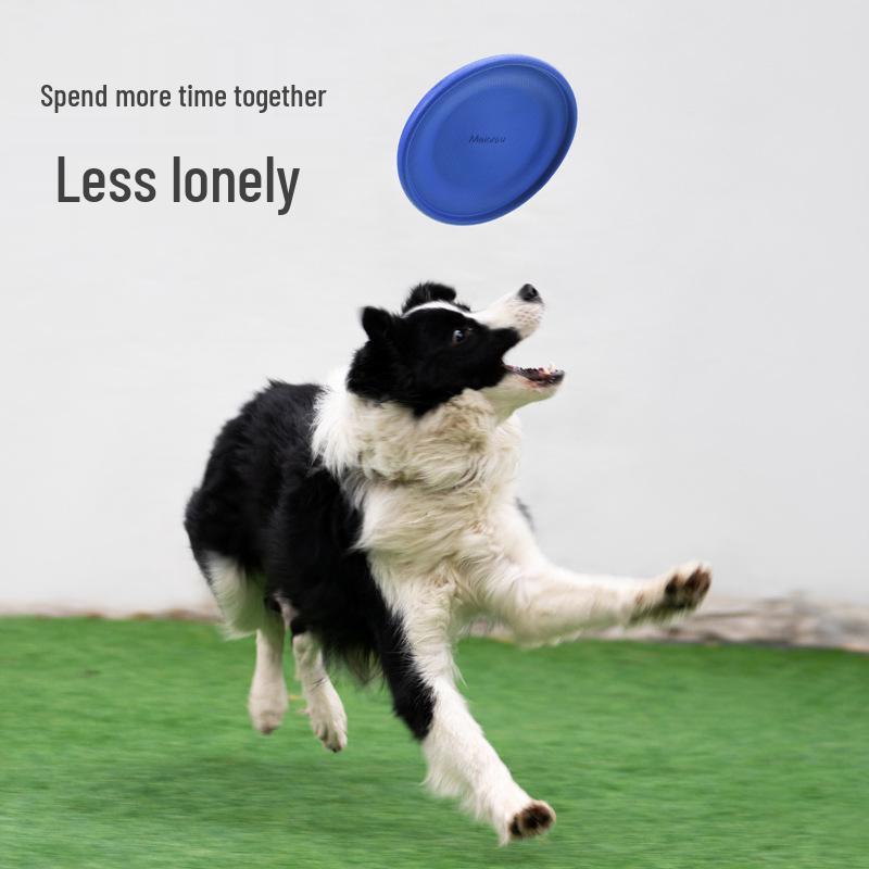 Meianju Foam Frisbee Soft Biteresistant Floating Interactive Dog Training Toy
