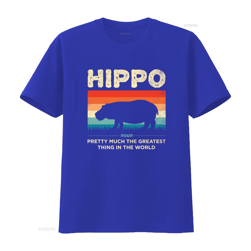Funny Hippo Definition Hippopotamus Vintage Retro T Shirt Cute Hippos Costume African Wildlife Animals Lover Zoo Trip vintage