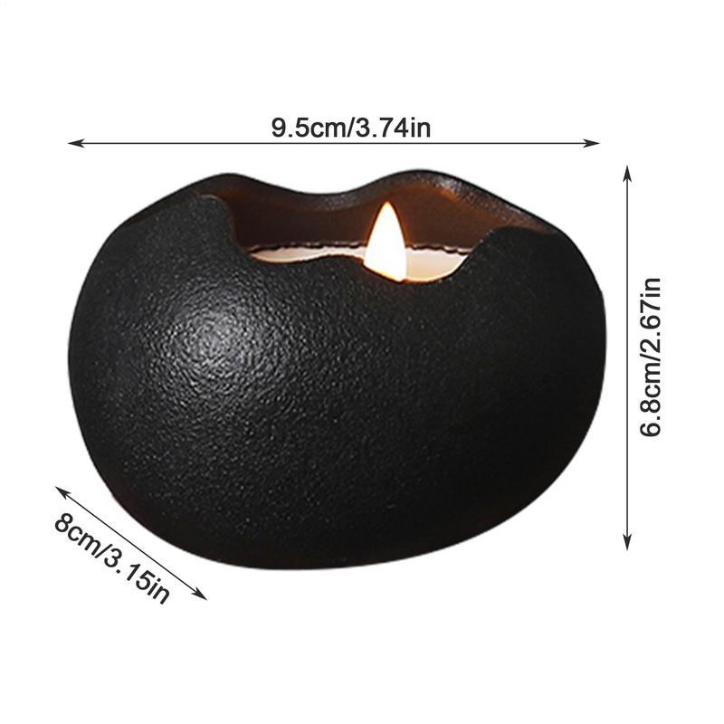 Tea Light Candle Holders Easter Egg-Scented Candle Holder Egg Shaped Ceramic Candlestick For Birthday Table Decorations