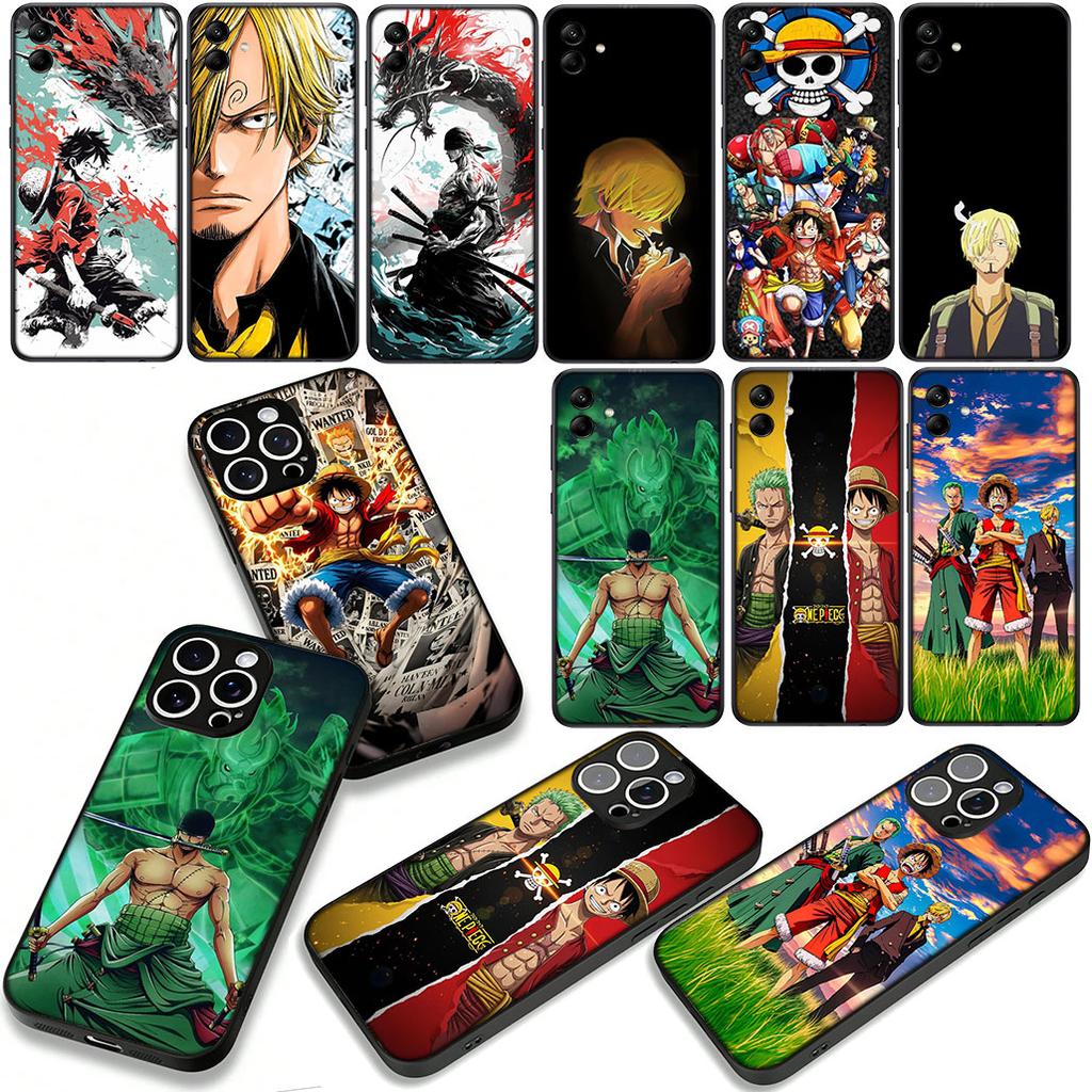 One Pieces Luffy Roronoa Zoro Sanji Phone Cover Case for Apple iPhone 17 16 15 11 Pro XS Max XR 6 7 8 Plus + SE 2020 5 16E