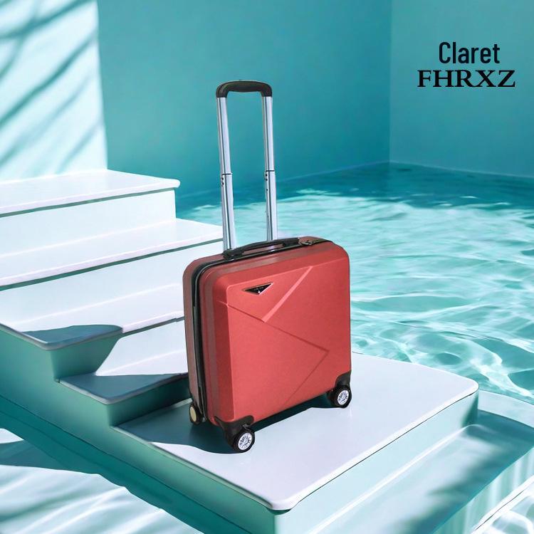 Valiză Mini Troler Stil Coreean 18" cu Roți Universale 20" și Lacăt cu Combinație.