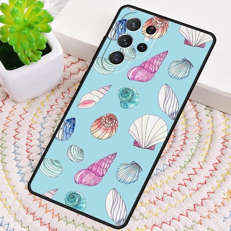 Seabed Shell Pattern TPU Phone Case For Samsung Galaxy Note 10 Pro S26 S25 S24 S23 S22 Ultra Plus S21 FE S20 Shockproof Cover