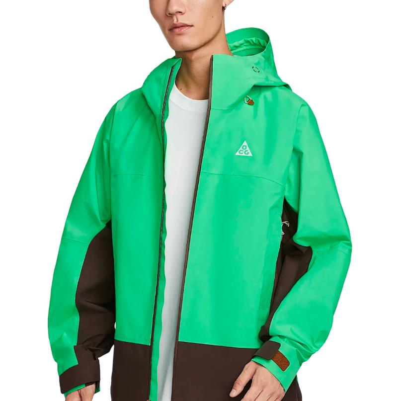 Nike ACG Series Misery Ridge Storm-FIT ADV GORE-TEX 3L Shell Hooded Zip Loose Waterproof Windproof Jacket Unisex Jacket FV8642-388