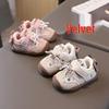 Winter Velvet Infant Toddler Shoes, Closed-Toe, Non-Slip Soft Sole for Girls Aged 1-3