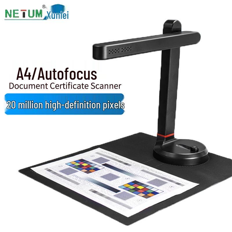 Foldable 20MP HD Auto-Focus Book & Document Scanner