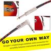 3m/6m Noise-Reducing Elbow Audio Cable for Acoustic/Electric Guitars and Bass