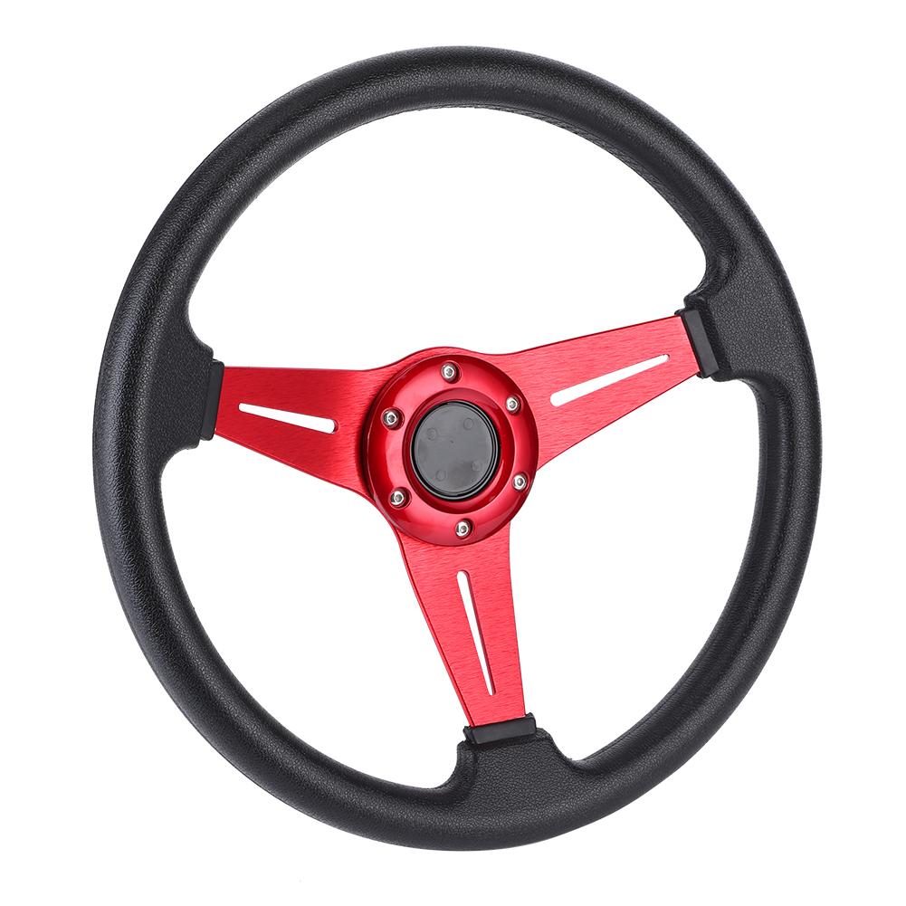 350mm/14in Racing Car Steering Wheel Comfortable Drifting Steering Wheel Universal For Cars