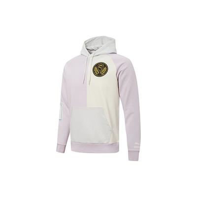 Puma Mix Badge Hoodie Unisex Hoodies Light-Purple 537005-17