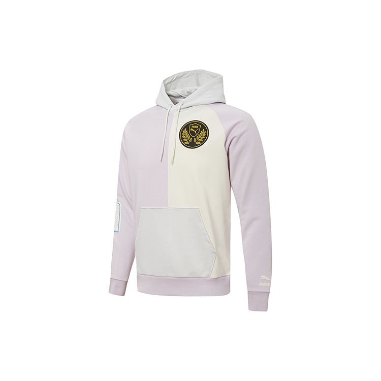 

Puma Mix Badge Hoodie Men Hoodies Light-Purple 537005-17 XS