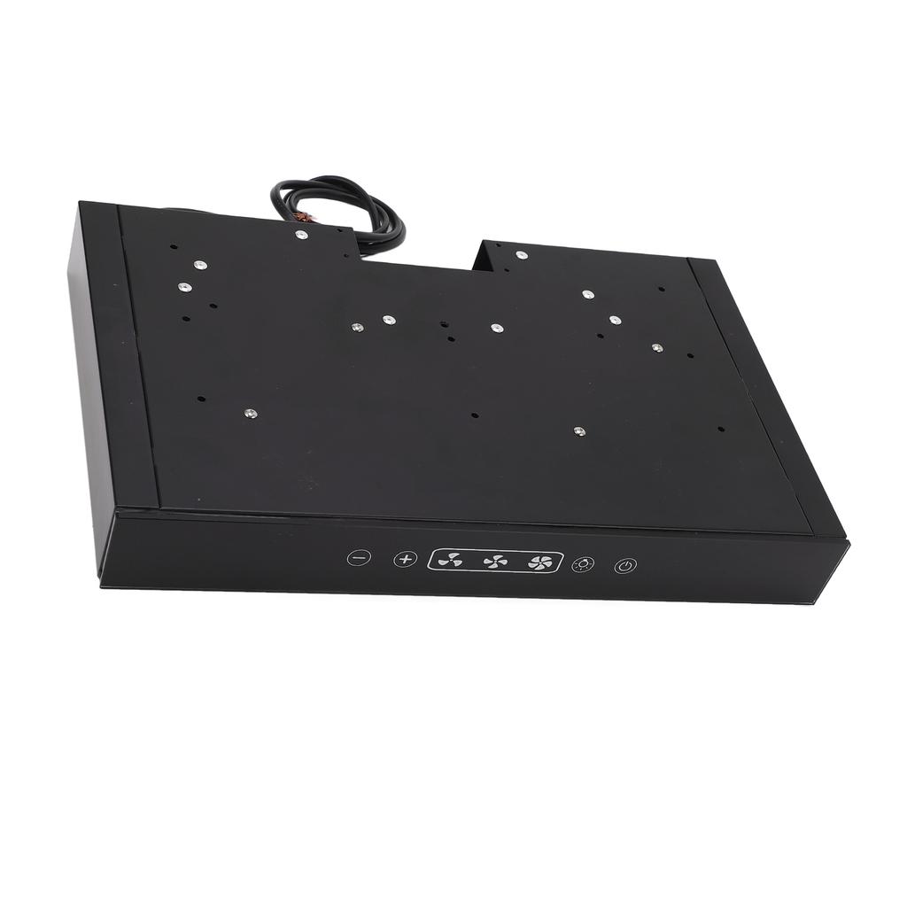 12V Cooking Range Hood 3 Speed Adjustable with Touchable Screen LED Light for RV Camper Kitchen