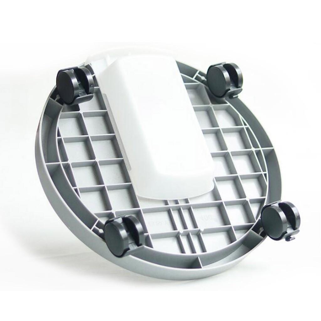 Pogrubiony 14-calowy Wytrzymały Stojak na Rośliny Paleta Ogrody Podstawki pod Doniczki Mobilna Okrągła Taca na Kółkach Donica