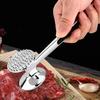 Solid Double Sided Meat Hammer Breaking Tendon Hammer Slapper Heavy Duty Durable Meat Loosening Hammer Needle Kitchen Tool