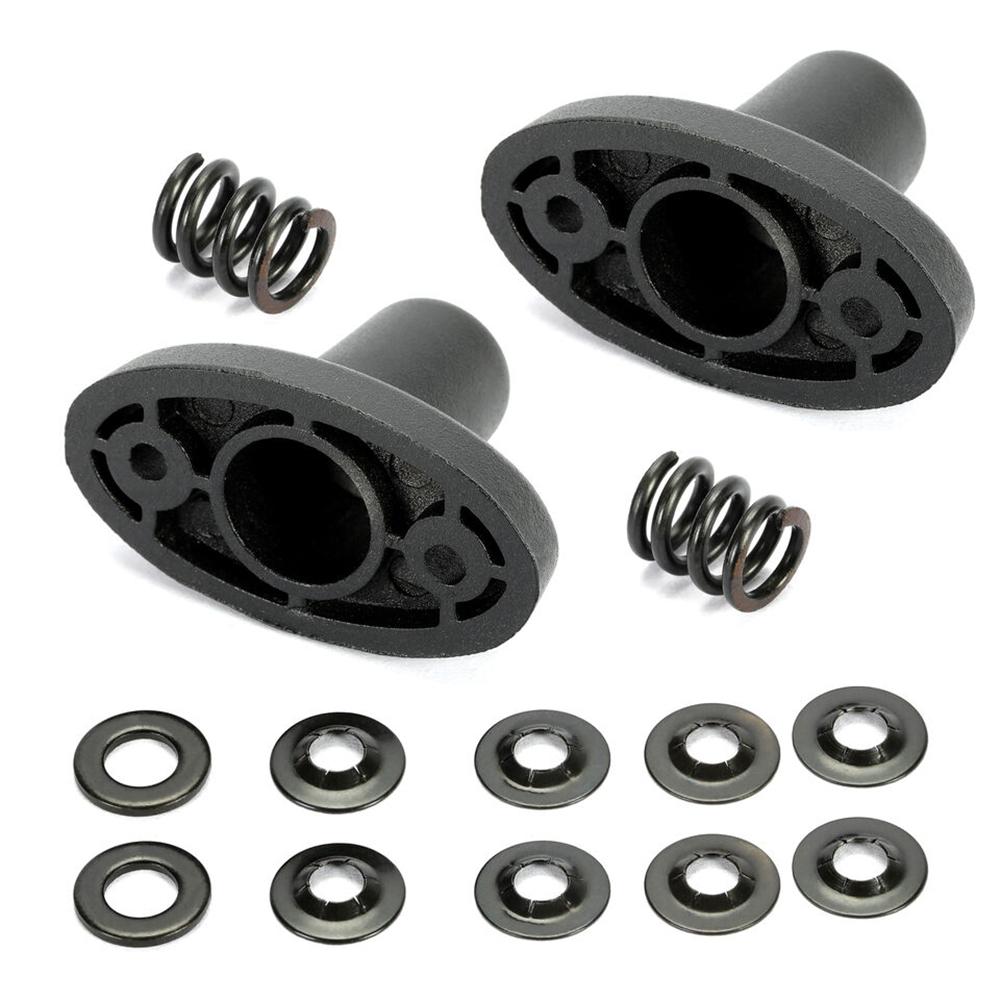 2 Set Sun Visor Repair Bracket Kits For Jeep 97-02 TJ Wrangler Aluminum 924-531