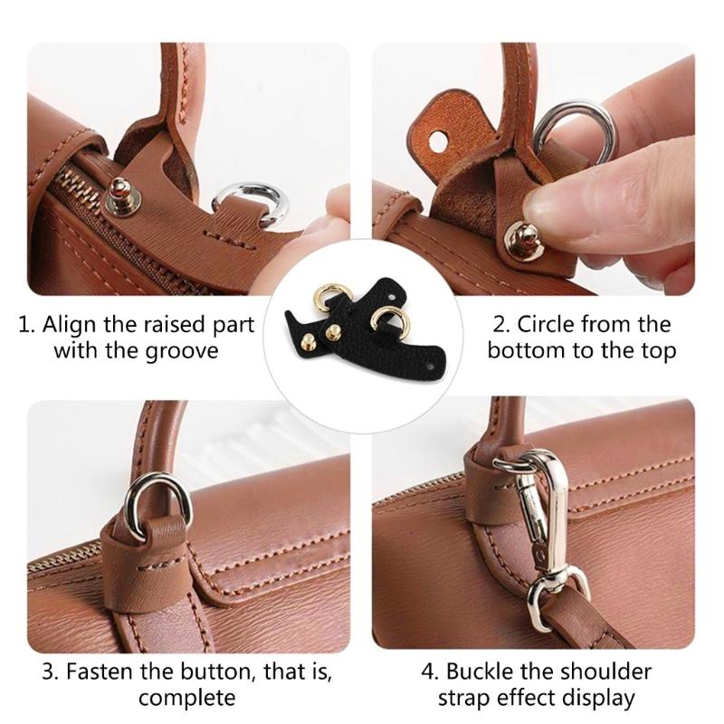 Versatile Leather Shoulder Straps for Mini Handbags Easy to Attach Replacement Bag Strap Craft Accessories
