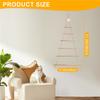 AEE4-DIY Wooden Christmas Tree Wooden Wall Hanging Christmas Tree New Year Decoration For Home Ornaments