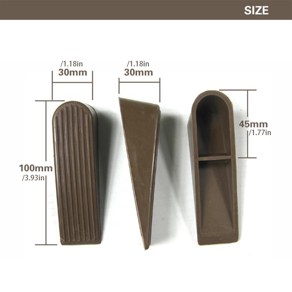 6pcs Silica Gel Rubber Door Stop - Easy To Install Durable Wide Applications Rubber Door stoppers