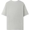 Skechers Sports Lifestyle Series Round Neck Comfortable Short Sleeve T-Shirt Unisex Tops Light-White Gray L225U130-0248