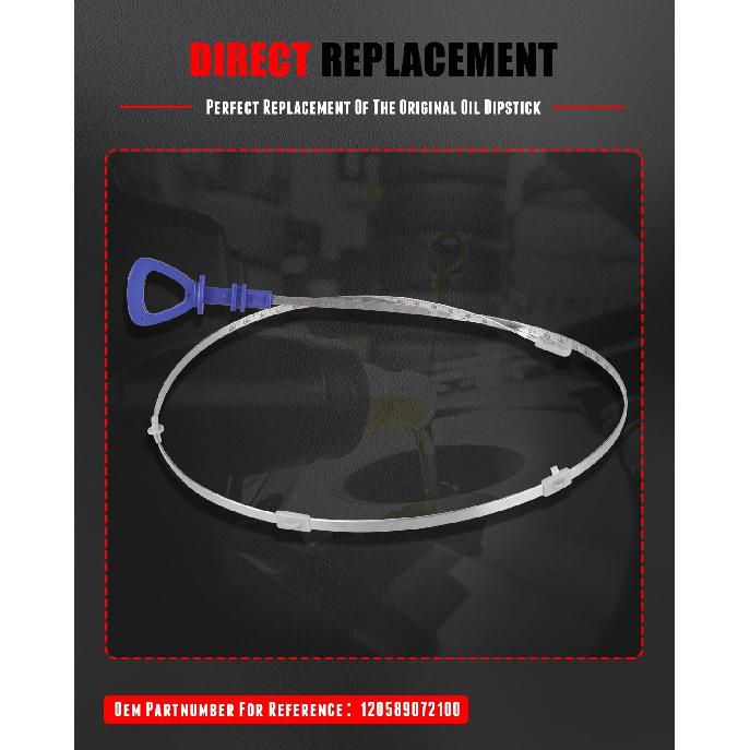 

CCIYU Масляный щуп 36,46 Индикатор уровня масла Подходит для Mercedes-Benz C230 C240 C32 C320 C55 CL55 CLK320 CLK500 CLK55 CLS500 CLS55 E320 E500 E55 ML500