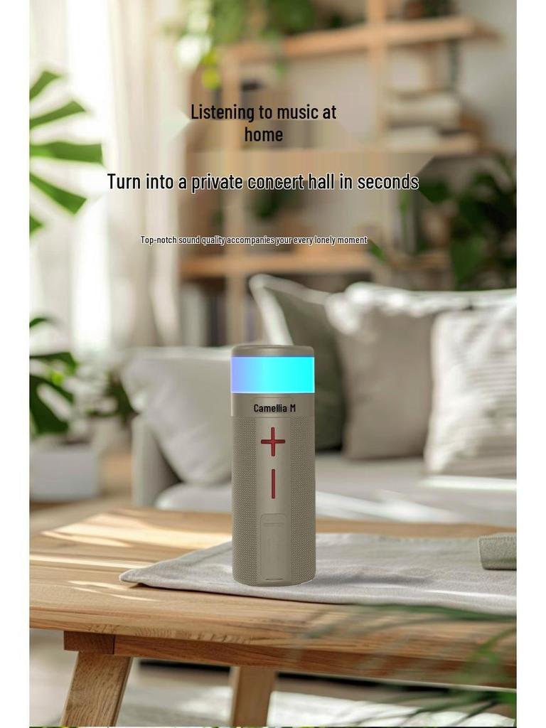 L-43 Bluetooth Speaker: Hi-Fi Sound, Long Battery, Dazzling Lights, Surround Sound, Desktop Voice Calls