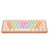 61 Keys Mechanical Keyboard RGB Backlight Colorful Keycaps Mini Wired Mechanical Keyboard for