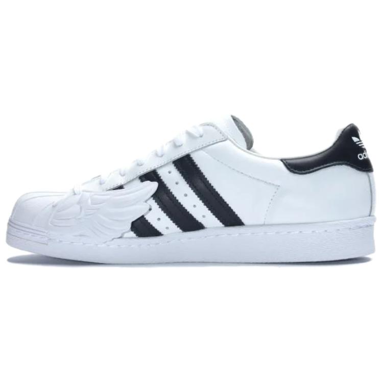 Jeremy Scott x Adidas Superstar Wings White Black Men Sneakers Black-White S77814