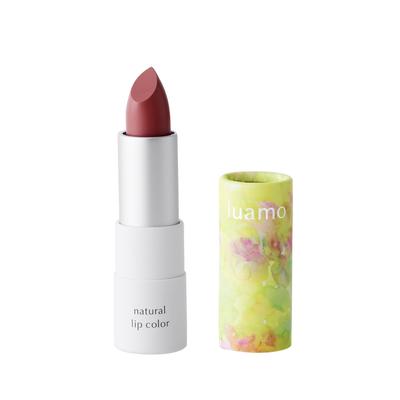 Luamo Natural Lip Pink Beige Tar Color, [Lipstick] [Organic] [No Dyes]