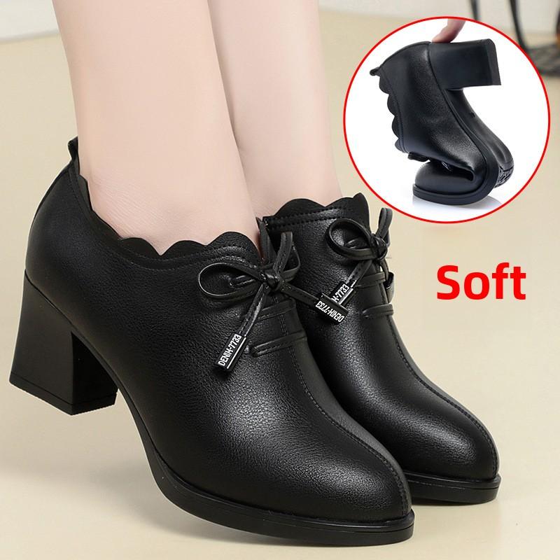

Casual Wedge Heels, Soft Leather, Soft Sole, Comfortable and Lightweight, Perfect for Spring and Autumn 42