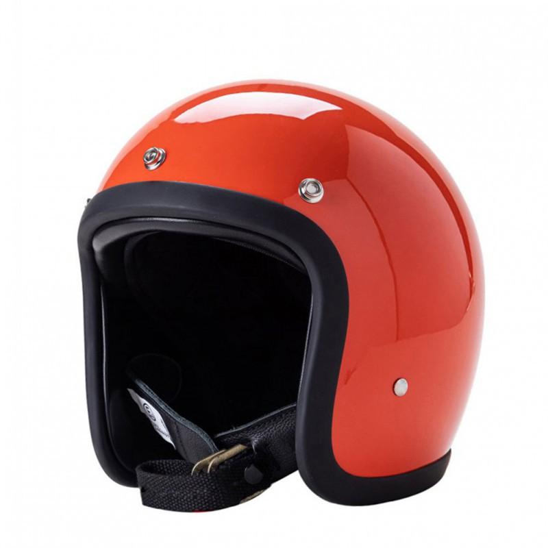 BLD Electric Motorcycle Helmet Riding Lightweight Retro Cruising Unisex M оранжевый