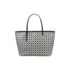 Geo Minimalist Fashion Commuter Graphic Print Metal Logo Tote Bag Women Tote Bags Black 143364-897