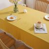 Solid Color Tablecloth Cotton And Linen Fabric Rectangular Dining Table Coffee Table Tablecloth Simple Table Mat Coffee Table Cloth Cover Towel