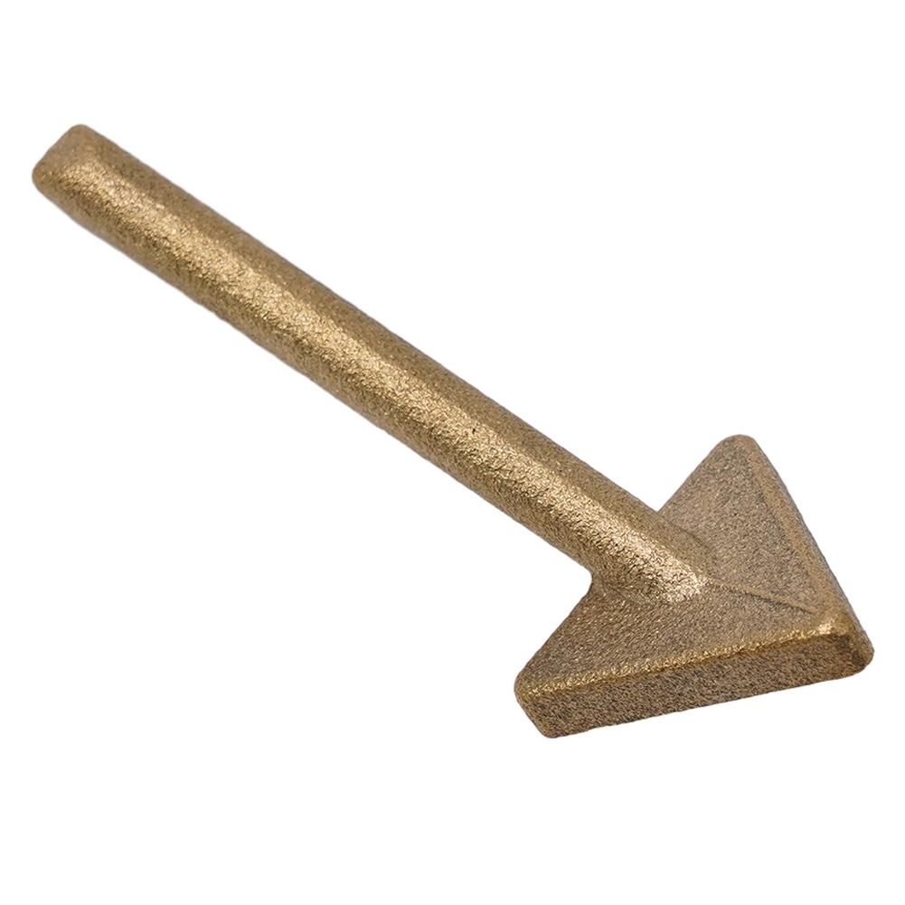 Plastic Repair Triangular Copper Smoothing Head Soldering Iron Head Leather Raft