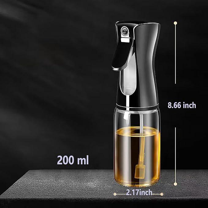 

Oil Spray Bottle, Household, Atomizing Oil Spray Pot, Olive Oil Spray, Cooking Oil, Barbecue, Fat Reduction, Oil Control Spray Pot, Kitchen Gadgets Black 200ml