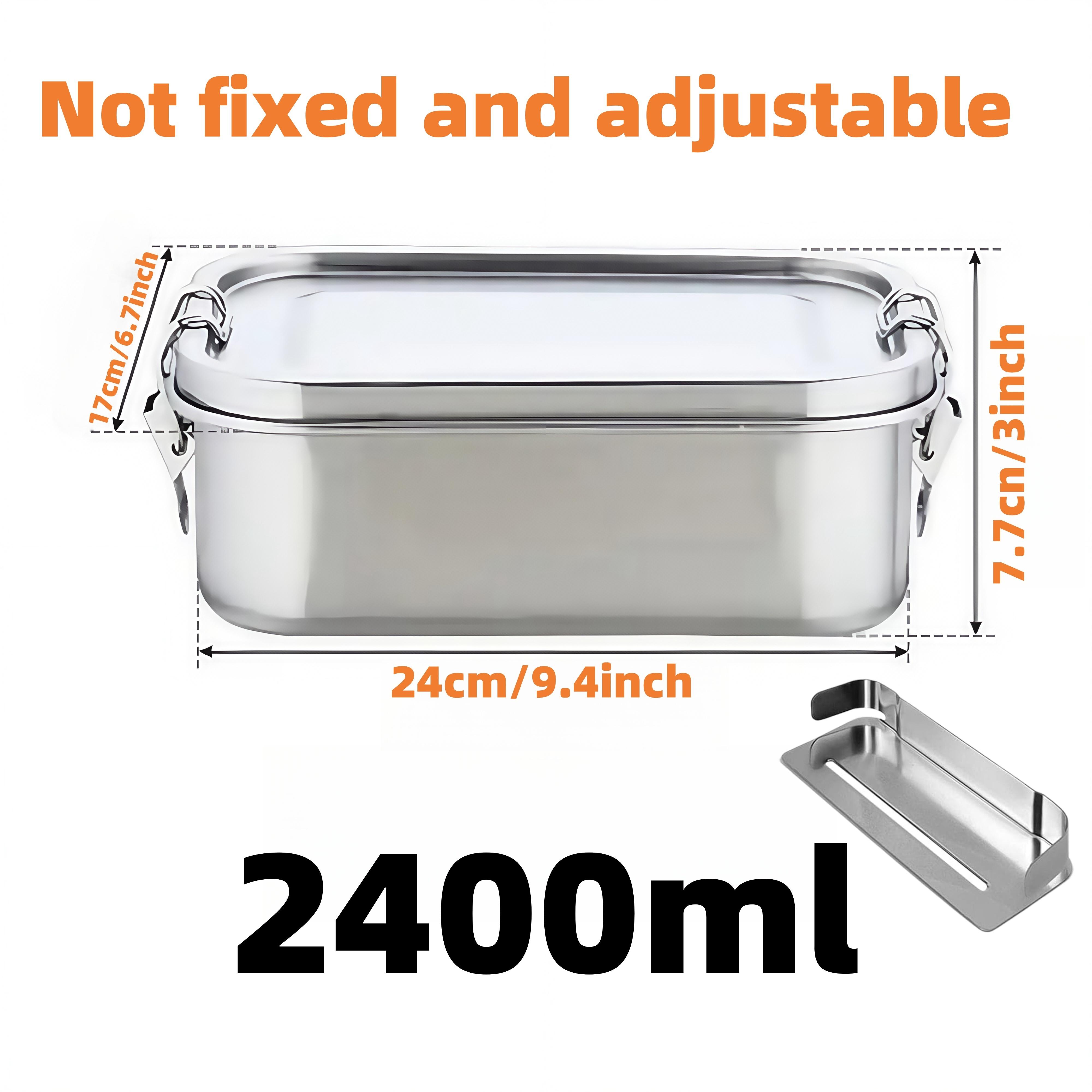 

Упакованный Ланч-бокс Бэнто для взрослых, 304 Нержавеющая сталь, Герметичный контейнер для приготовления еды, Контейнер для гарнира, Топперы для еды Taper