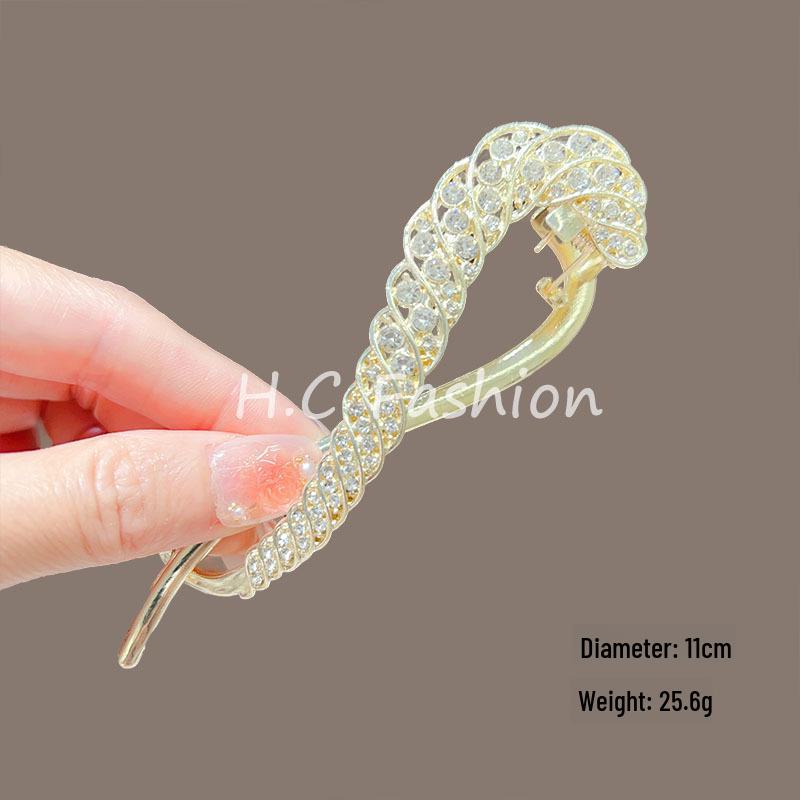 Luxury Fishtail Tassel Hairpin: Elegant Butterfly Twist Clip for Bun or Straight Hair