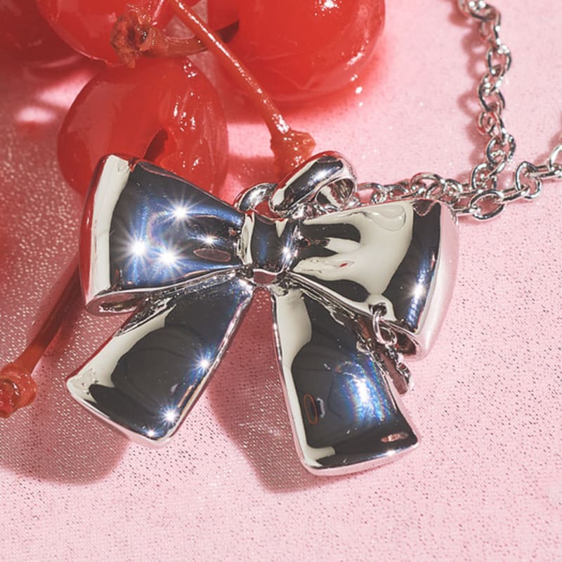 noonoo fingers Maxi Ribbon Necklace_long necklace