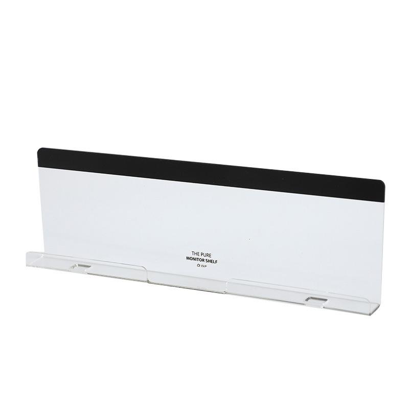 

1 шт./2 шт. Акриловые офисные принадлежности с подставкой для монитора, настольные прозрачные канцелярские товары, липкий пластиковый держатель, доска для заметок чёрный/белый