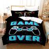 Black Games Gamepad Bedding Set Digital Printing Duvet Cover Set with Pillowcases Europe/Australia/USA Twin Full Queen King Size