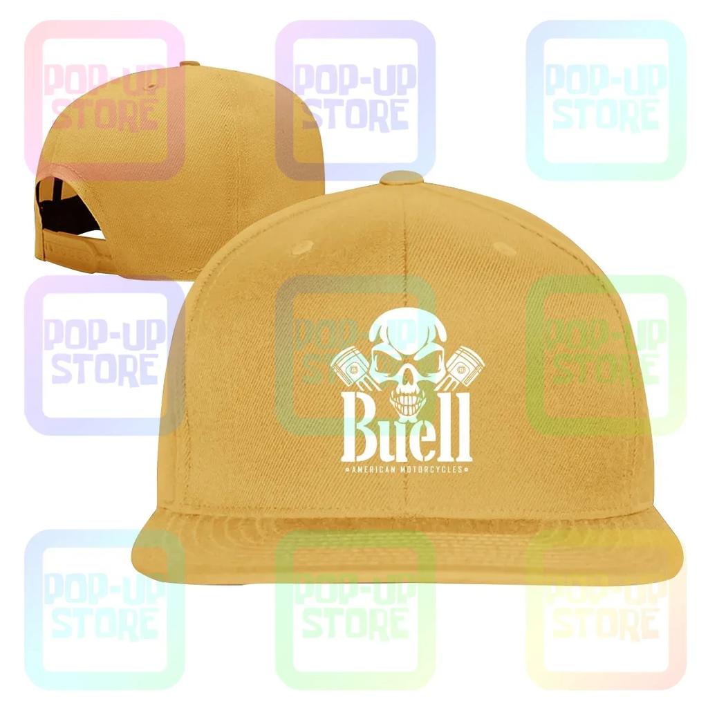Buell American Motorcycles Skull Piston Snapback Cap Baseball Caps Style Hipster Best Quality