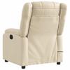 Massage Relax Chair Cream Colored Fabric