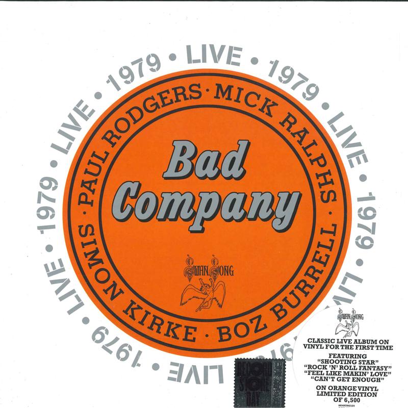 

LP Record BAD COMPANY - Live 1979 RCV1671073 Swan Song 2022 Worldwide Rock