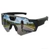 Occhiali Intelligenti con Fotocamera Transfrontalieri Occhiali da Sole Sportivi per Ciclismo all'Aperto Occhiali a Pulsante di Controllo Montatura in Plastica Scaricamento su Telefono
