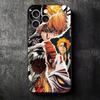 Custodia morbida per telefono Bleach Kurosaki Ichigo per iPhone 16 16E 17 Air 15 Pro Max 14 Plus 13 Mini 11 12 7 Cover Nera Guscio Posteriore