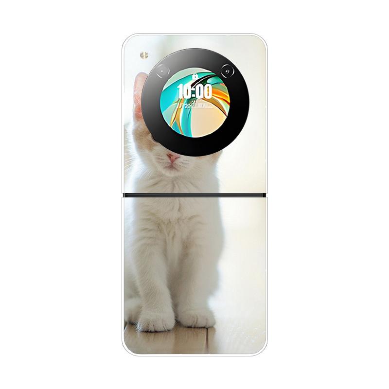 Pevný PC kryt pre ZTE Nubia Flip 2 Nárazuvzdorné puzdrá na telefón pre ZTE Libero Flip 2 5G Zadný priehľadný kryt Flip2 Coque Funda