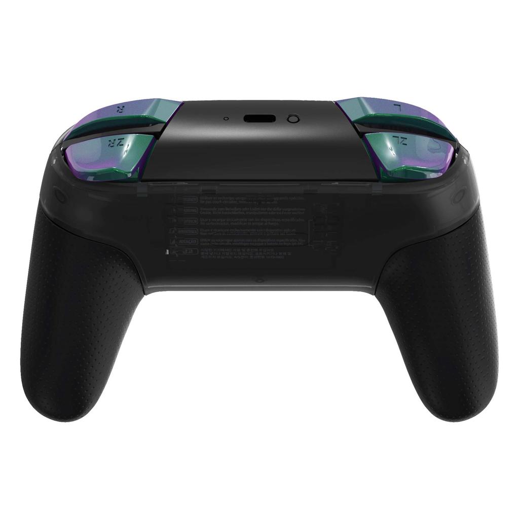Full Set Buttons for eXtremeRate Switch Pro ABXY ZR ZL L R Buttons for Pro Controller Switch Controller Not Included Purple Chameleon (chameleon