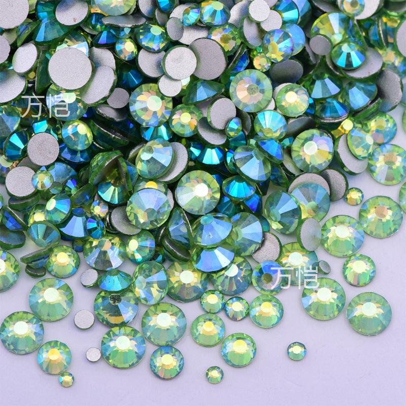Ss3-Ss16 Mixed Size Flat Bottom Drill, Mobile Phone Case Diy Sticker Diamond Crystal Glass, Creative Nail Art Jewelry Accessories