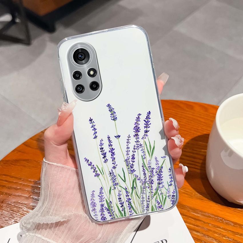 Case For Huawei Nova 8 9 10 11 Pro SE P Smart 2019 2020 Y60 Y70 Cute Black Cat Phone Cover Soft Slim TPU Shockproof Transparent Shell For Huawei Cases